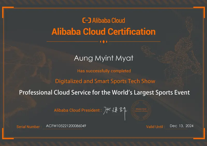 ACFW Certificate
